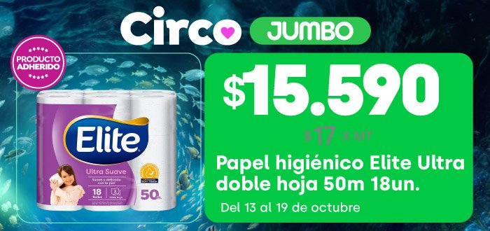 Circo Jumbo: Papel higiénico Elite Ultra