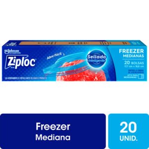 Bolsas Ziploc Doble Cierre para Freezer 20 un.