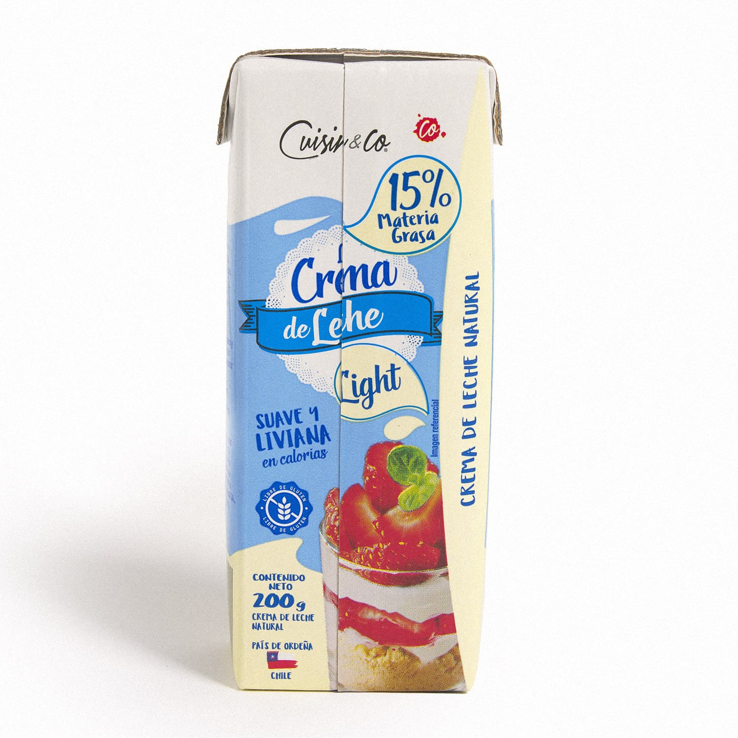 Crema de Leche Light 200 g - Image 2