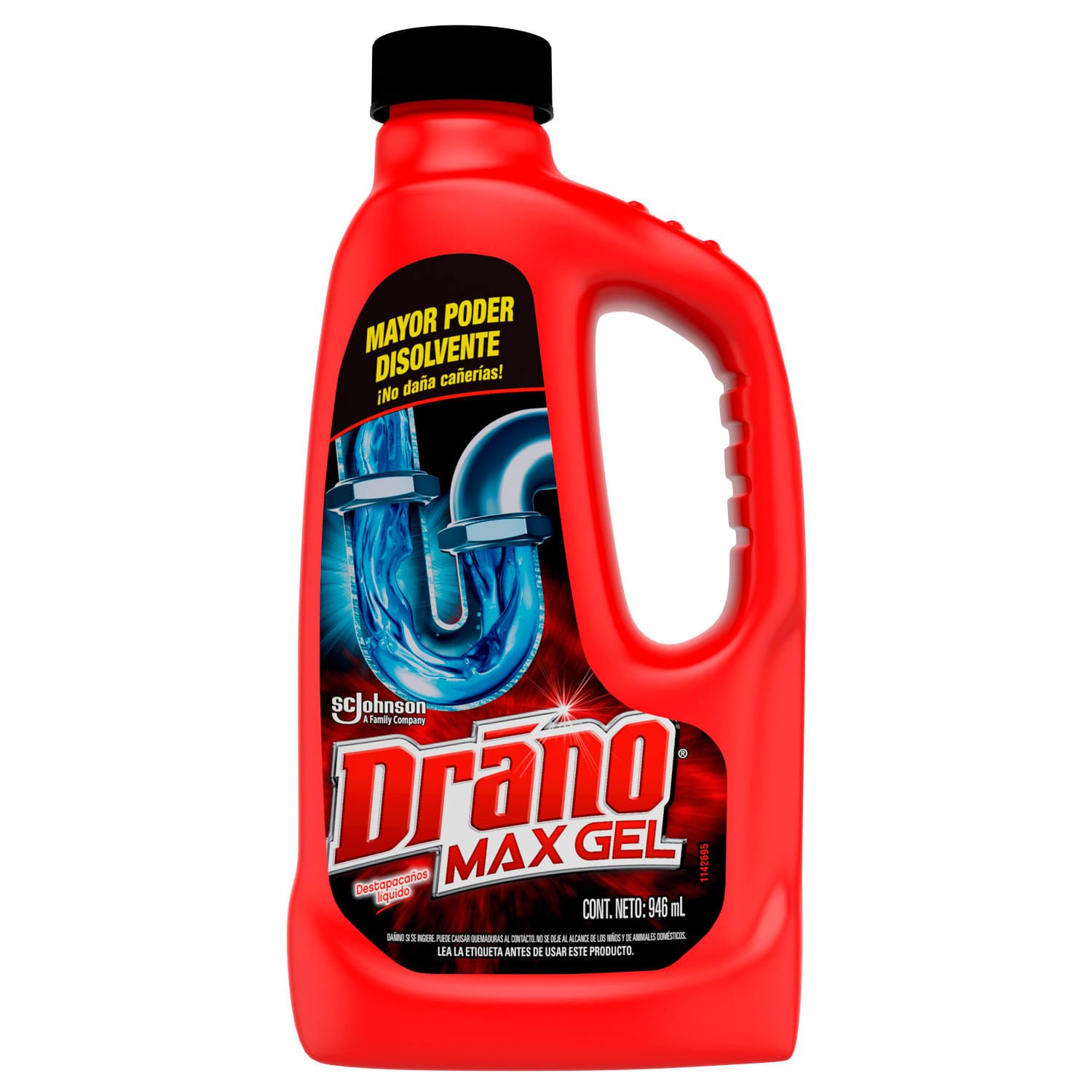 Destapacaños Líquido Drano Plus Max Gel 946 ml - Image 2