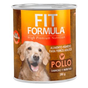 Alimento Húmedo Perro Adulto Fit Pollo Lata 380 g