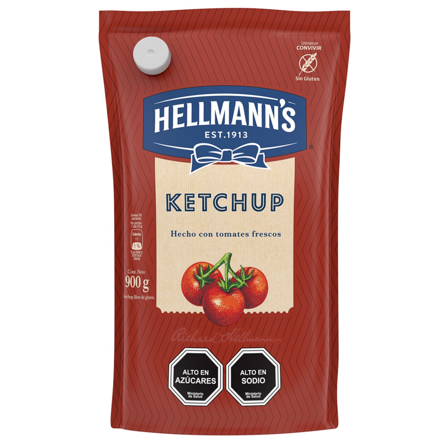 Kétchup Hellmann's Doypack 900 g - Image 2