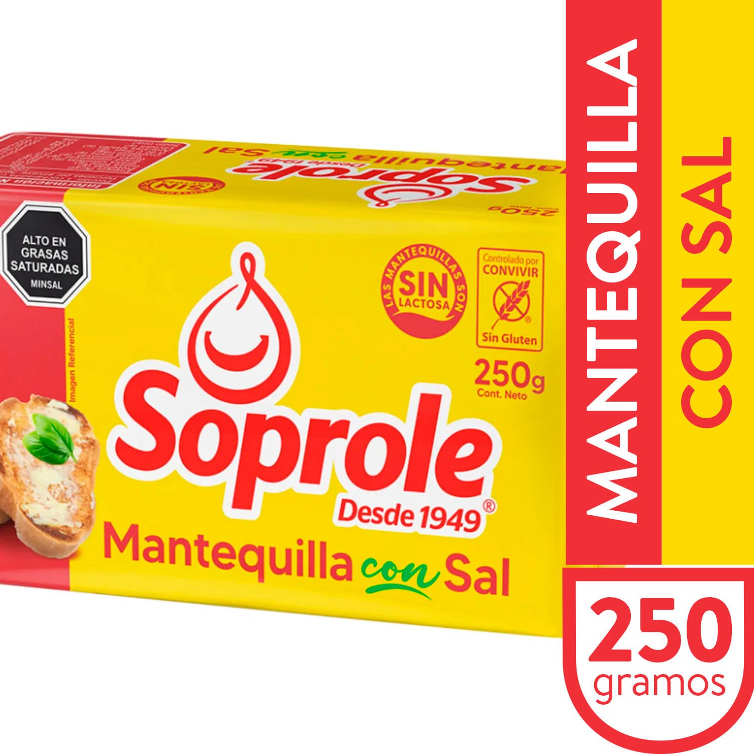 Mantequilla Soprole con Sal 250 g