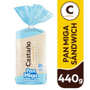 Pan Molde Castaño Miga Sándwich Sin Borde 440 g