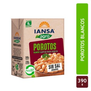 Porotos Blancos Iansa Agro Listos 230 g drenado, 390 g neto