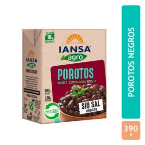Porotos Negros Iansa Agro Listos 230 g drenado, 390 g neto