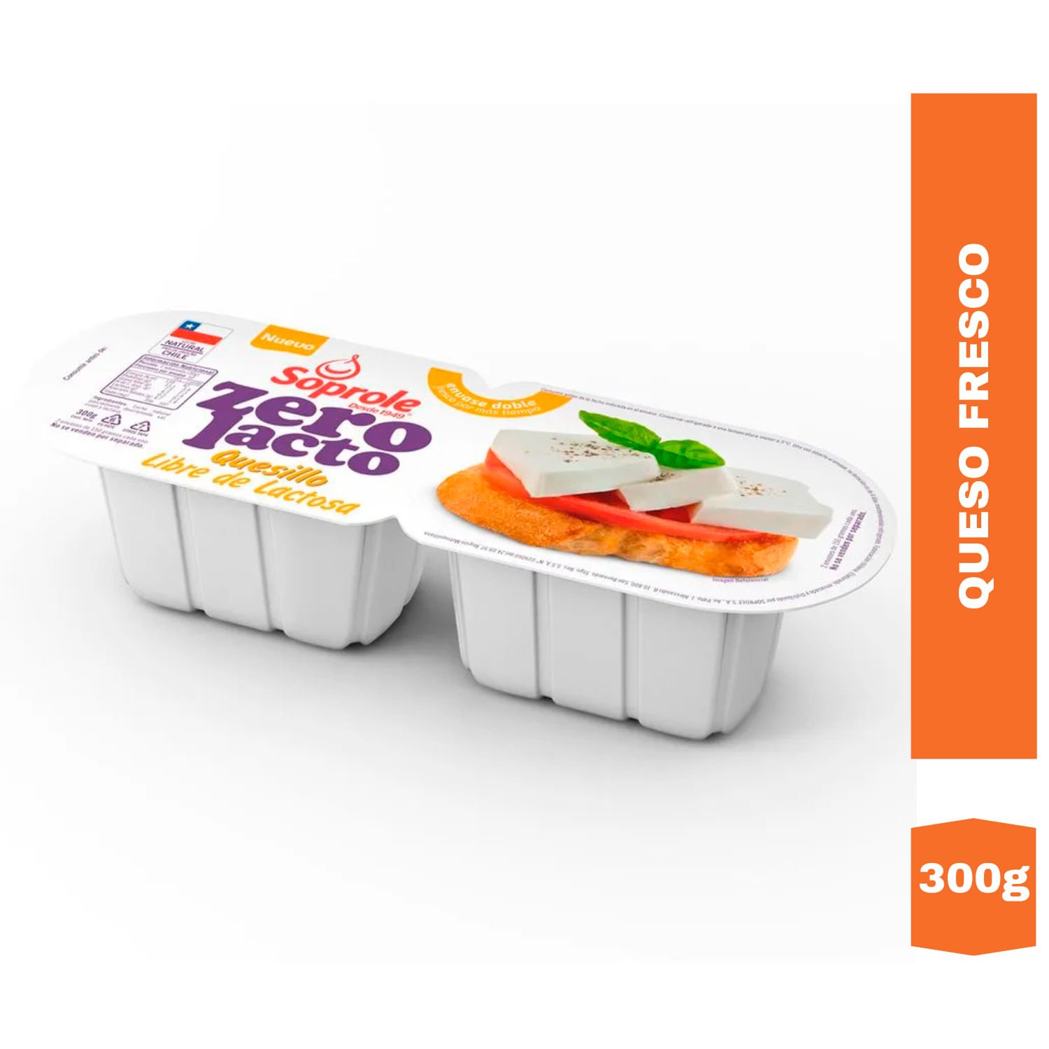 Quesillo Sin Lactosa Soprole 300 g
