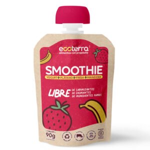 Smoothie Ecoterra Frutilla Plátano 90 g