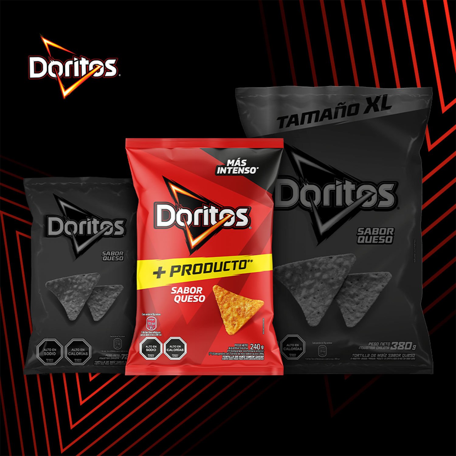 Snack Doritos Queso 240 g - Image 3