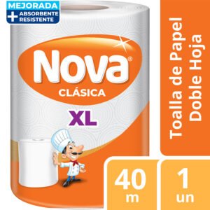 Toalla de Papel Nova Clásica 40 m 1 un.