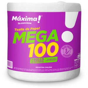 Toalla de Papel Máxima Doble Hoja 100 m