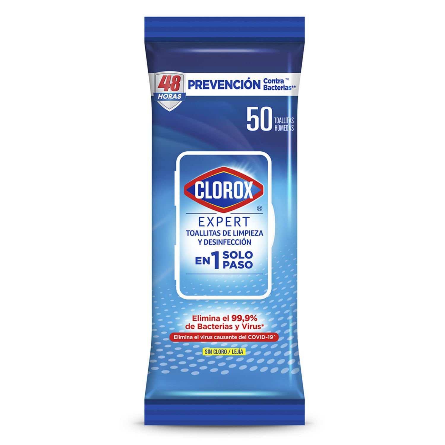 Toallitas Desinfectantes Clorox Expert Flowpack 50 un. - Image 2
