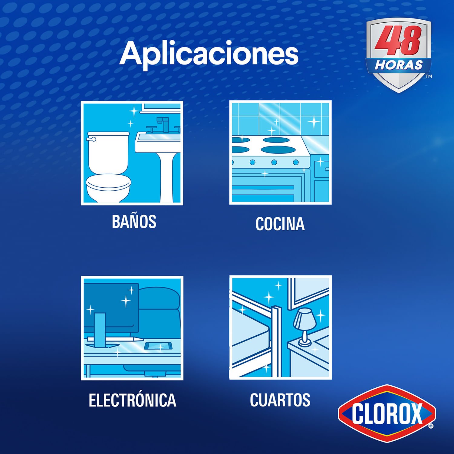 Toallitas Desinfectantes Clorox Expert Flowpack 50 un. - Image 3