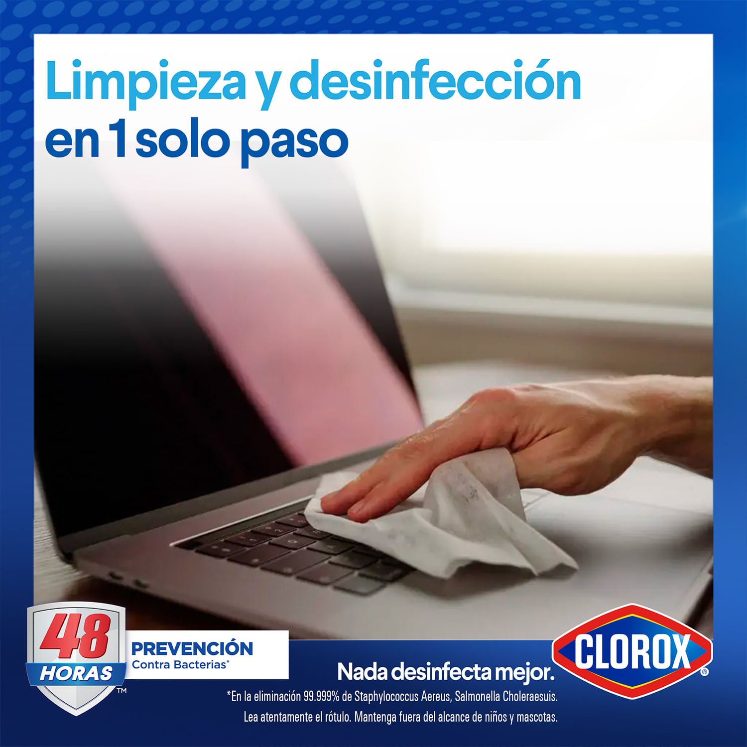 Toallitas Desinfectantes Clorox Expert Flowpack 50 un. - Image 6
