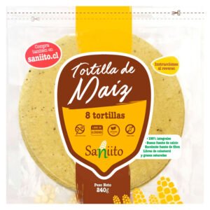 Tortillas de Maíz Saniito Sin Gluten 240 g 8 un.