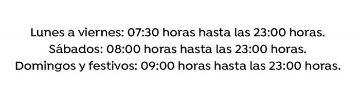 Horarios